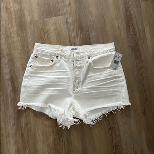 NWT AGOLDE Parker vintage 26 white